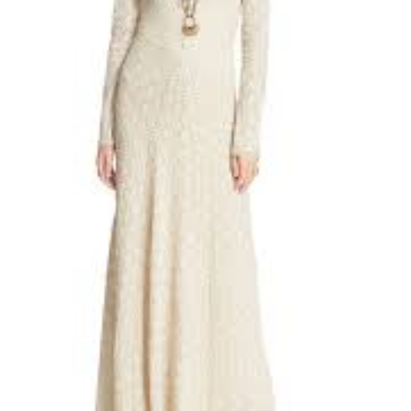 Free People Ivory Lace Maxi Dress - Picture 3 of 16